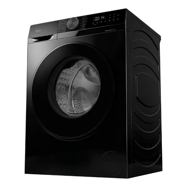 Hoover HGD 48S8C-80 8kg, 1400Spin Ultra Washing Machine - Black_angled view 2