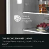AEG NSC7T185ES 54.6cm 50/50 Built In Frost Free Fridge Freezer