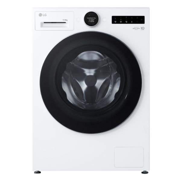LG Series 10 AI Direct Drive WHX9016TLC - 11 kg Heat Pump Washer Dryer - White