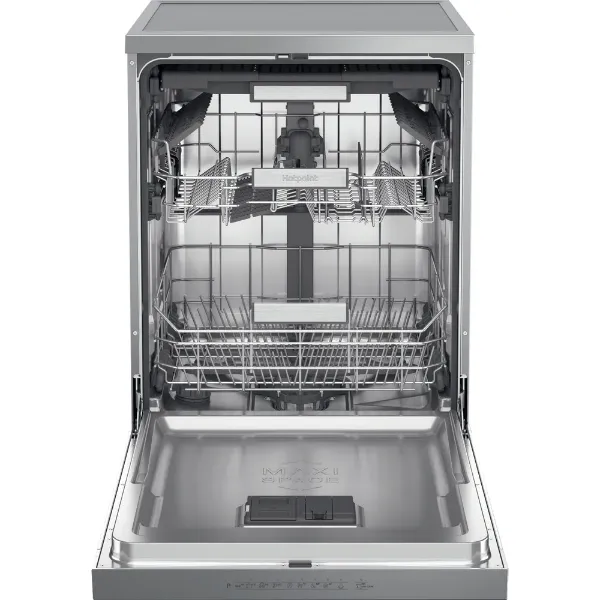 Hotpoint H7FHP43XUK Dishwasher - Inox - 15 Place Settings_front 
