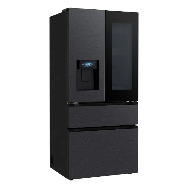 LG GMGS50DEEP 550L No Frost American Style French Door InstaView Fridge Freezer - Black