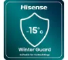 Hisense FUV124D4AWE Integrated Under Counter Freezer with Fixed Door Fixing Kit_winter guard