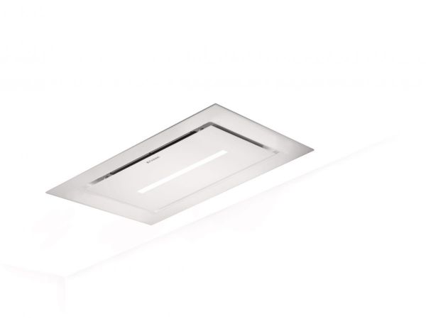 Heaven Lite Glass EV8+ WH A90 White Glass 90cm Ceiling Cooker Hood_front