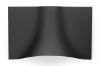 Faber Veil A90 Black Matt 90cm Wall Mounted Cooker Hood_front