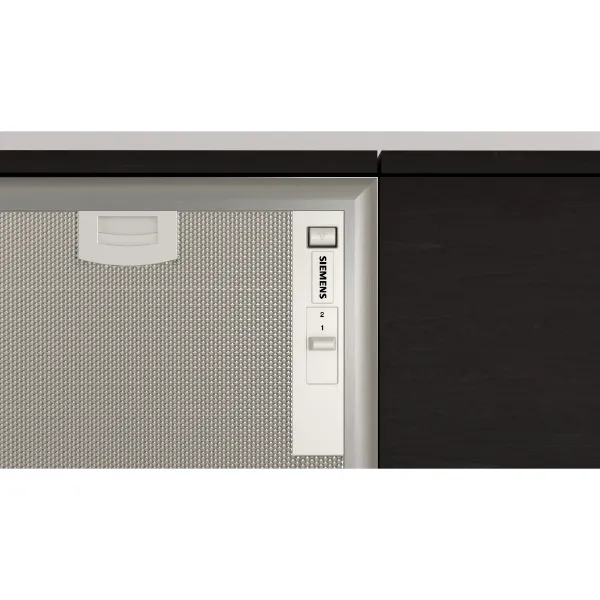 Siemens LB75566GB Canopy cooker hood in silver metallic_controls