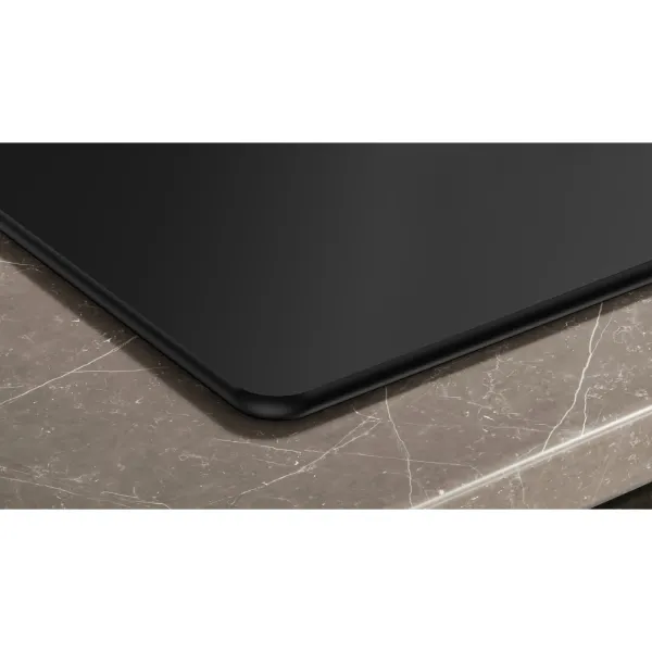 Siemens EX81AHL26E Induction hob with integrated ventilation system in matt black_corner