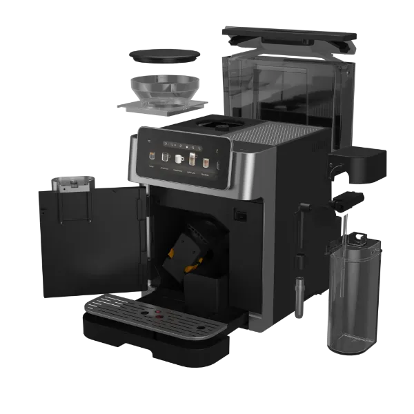 Beko CED7524X CaffeExperto Series Espresso Machine with Integrated Grinder and Milk Cup - Silver