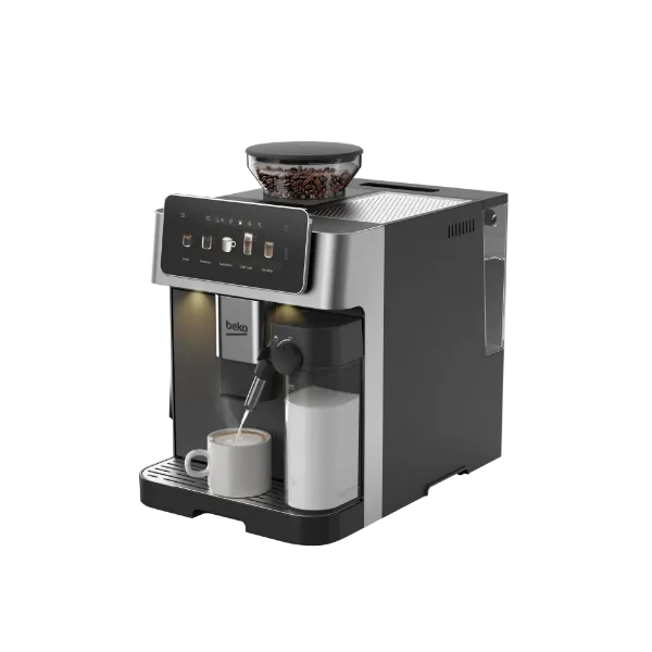 Beko CED7524X CaffeExperto Series Espresso Machine with Integrated Grinder and Milk Cup - Silver