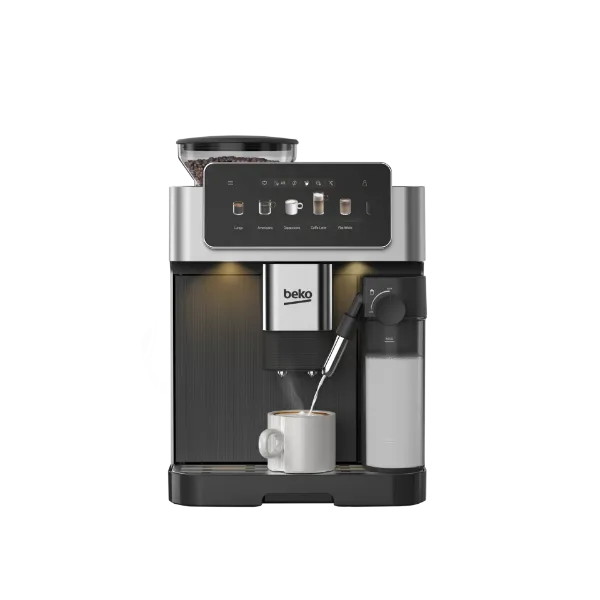 Beko CED7524X CaffeExperto Series Espresso Machine with Integrated Grinder and Milk Cup - Silver