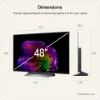 LG OLED48G66LS.AEK 48" 4K OLED evo AI Stand version Smart TV_dimensions