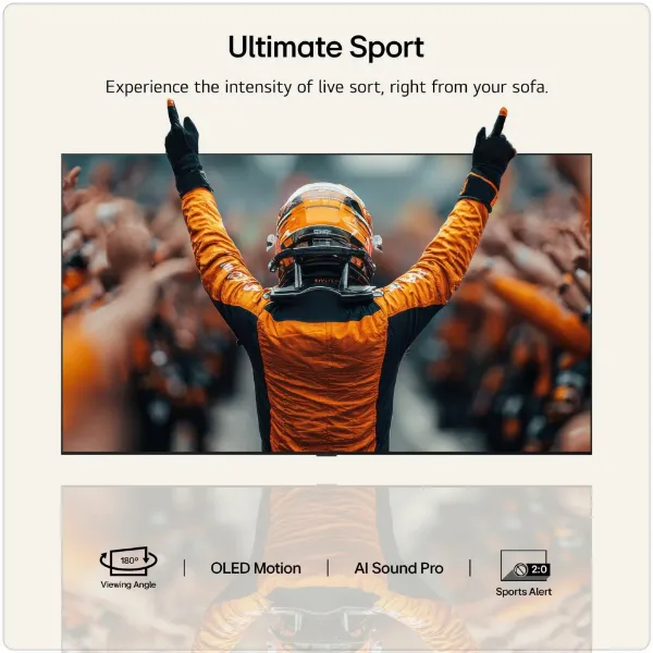 LG OLED48G66LS.AEK 48" 4K OLED evo AI Stand version Smart TV_sport