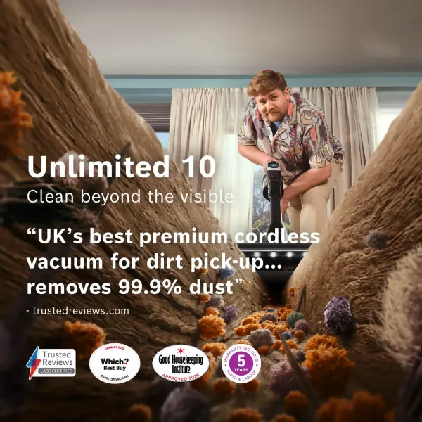 Bosch BCS1051GB Cordless vacuum cleaner Unlimited 10 ProPower Black_unlimited