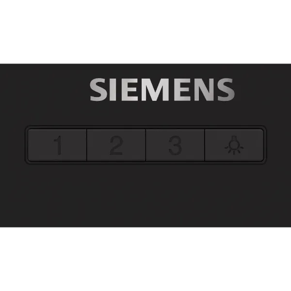 Siemens LC65BCC60B Wall-mounted cooker hood in matt black _controls
