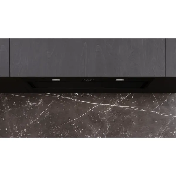 Siemens LB87NAC60B Canopy cooker hood in black_installed