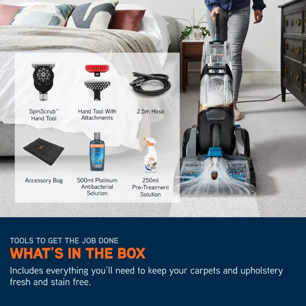 VAX CDCW-SWXS Platinum SmartWash - Charcoal & Blue_contents