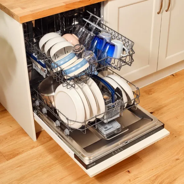 Sensis DWBI0213FSDWA Integrated Dishwasher - White - 13 Place Settings_open