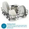Sensis DWBI0213FSDWA Integrated Dishwasher - White - 13 Place Settings_folding racks