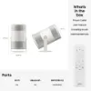 Samsung SP-LFF3HLAXXXU Freestyle+ Full HD Portable Projector - Cloud White_contents