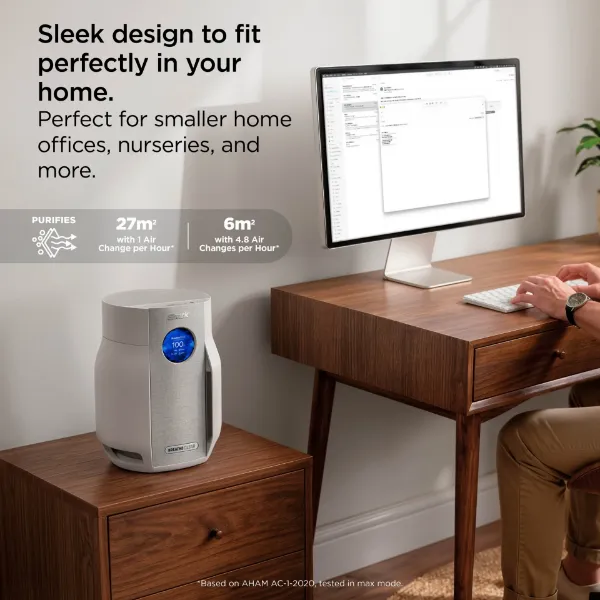 Shark HP062UK BreatheClear Compact Air Purifier with NeverChange6 - Dove_design