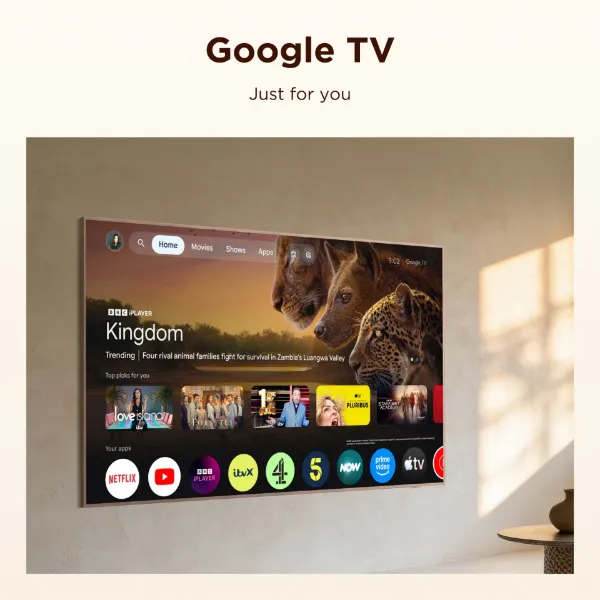 TCL 43A400 PRO-UK 43" 4K Ultra HD QD-MINI LED AI Art TV_google tv