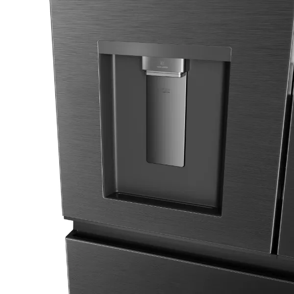 Haier HFR59F18CWMB French Door Style Fridge Freezer - Black