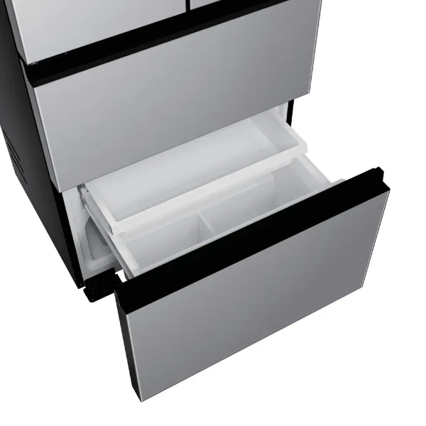 Haier HFKR5718DNMM 60/40 Total No Frost Multi-door Fridge Freezer - Inox
