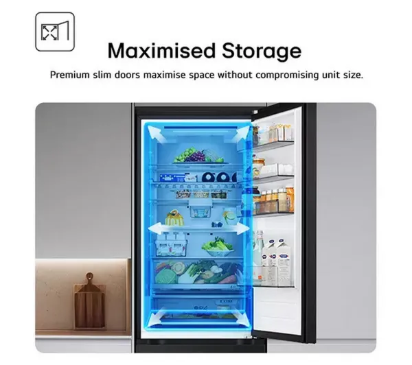 LG Fit & Max GBFSJ10DEP Smart 60/40 Total No Frost Fridge Freezer - Matte BlackLG Fit & Max GBFSJ10DEP Smart 60/40 Total No Frost Fridge Freezer - Matte Black