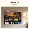 TCL 55A400 PRO-UK 55" 4K Ultra HD QD-MINI LED AI Art TV - Black_google tv