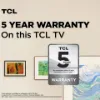 TCL 55A400 PRO-UK 55" 4K Ultra HD QD-MINI LED AI Art TV - Black_warranty