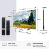 TCL 65A400 PRO-UK 65" 4K Ultra HD QD-MINI LED AI ART TV_dimensions