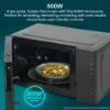 Hisense H23MOBS5H4UK 23 Litres Solo Microwave - Black_800W