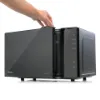 Hisense H23MOBS5H4UK 23 Litres Solo Microwave - Black_angled view