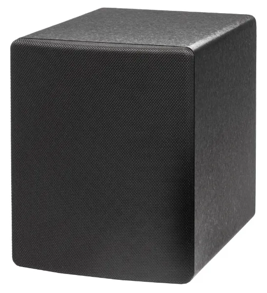 Mitchell Acoustics UStream Two Active stereo wireless Speakers - Black_single angled
