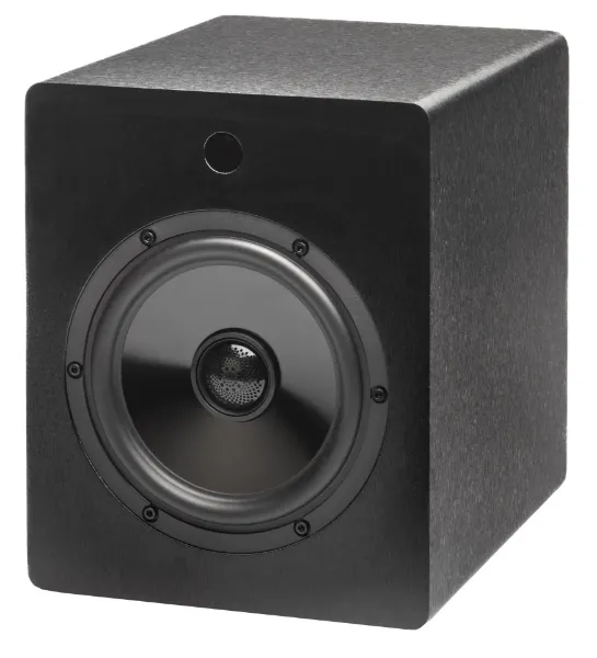 Mitchell Acoustics UStream Two Active stereo wireless Speakers - Black_single angled 2