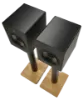 Mitchell Acoustics 7020200 uStream Speaker Floor Stands - Black_from above
