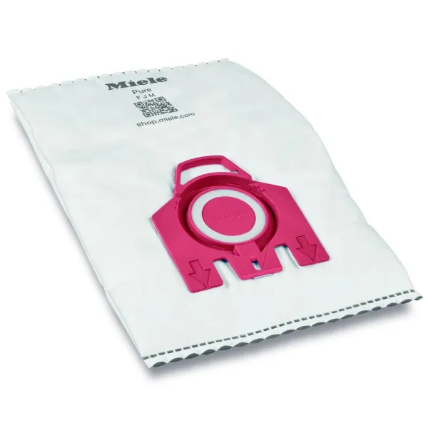 Miele FJMHyCleanPure Vacuum cleaner Bags - 4 Pack_angled view