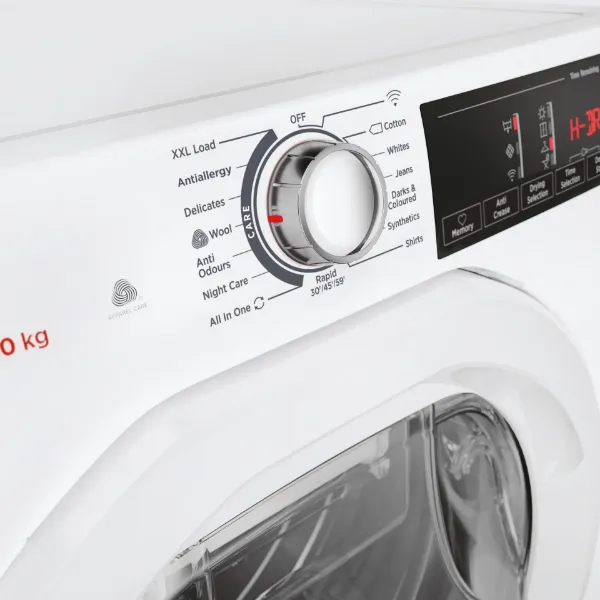 Hoover HRE C10TE-80 10kg Condenser Tumble Dryer - White_controls