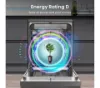 Hisense HS642D90XUK Dishwasher - Stainless Steel - 14 Place Settings_energy rating
