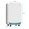 Ecoair DC12 MK3 Compressor Dehumidifier – 12 Litres per Day - White_dimensions