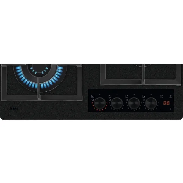 AEG HKB64341NL 8000 Flamelight Gas On Glass Hob 60cm_controls