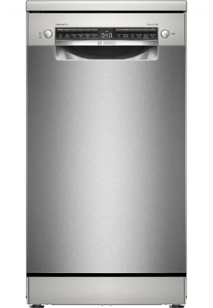 Bosch SPS4HMI14G Series 4 45cm Freestanding Slimline Dishwasher in Brushed Steel Anti-fingerprint