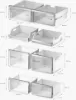 Bosch KFD96APEAG Series 6 Multi Door American Fridge Freezer in Brushed Steel