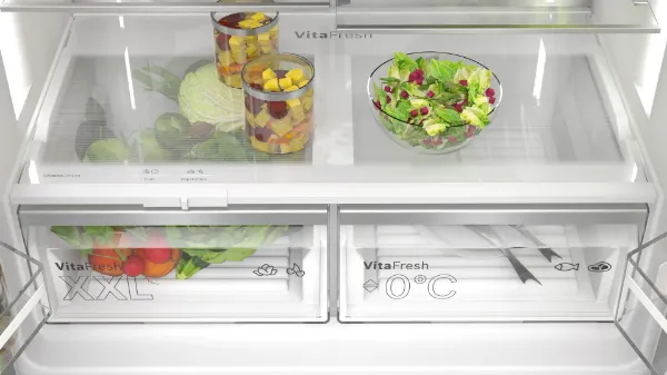 Bosch KFD96APEAG Series 6 Multi Door American Fridge Freezer in Brushed Steel