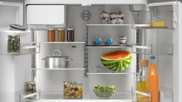 Bosch KFD96APEAG Series 6 Multi Door American Fridge Freezer in Brushed Steel