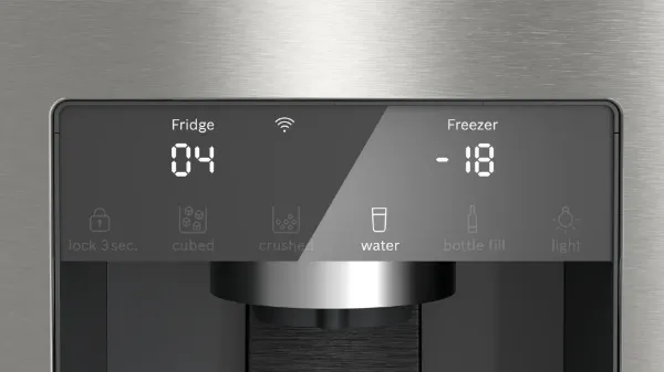 Bosch KFD96APEAG Series 6 Multi Door American Fridge Freezer in Brushed Steel