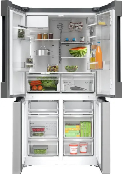 Bosch KFD96APEAG Series 6 Multi Door American Fridge Freezer in Brushed Steel