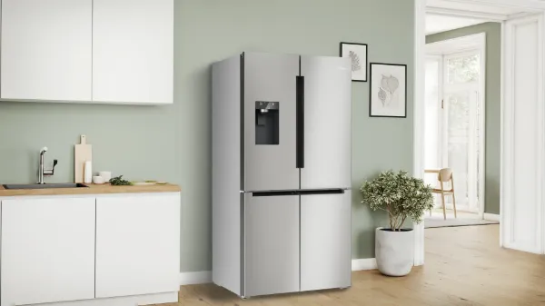 Bosch KFD96APEAG Series 6 Multi Door American Fridge Freezer in Brushed Steel