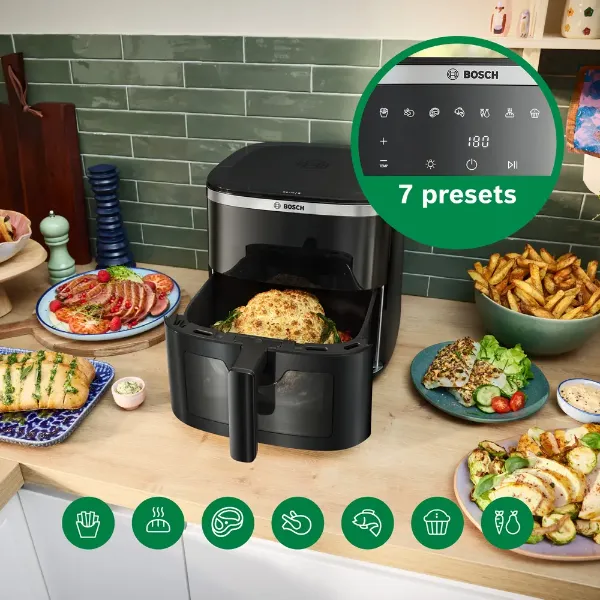 Bosch MAF671B0GB Series 6 Air Fryer Black_preset