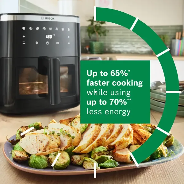 Bosch MAF671B1GB Series 6 Air Fryer Black_fast
