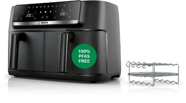 Bosch MAFD440B1G Series 4 Double Drawer Air Fryer Black_main